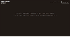Desktop Screenshot of karmastajigroup.com